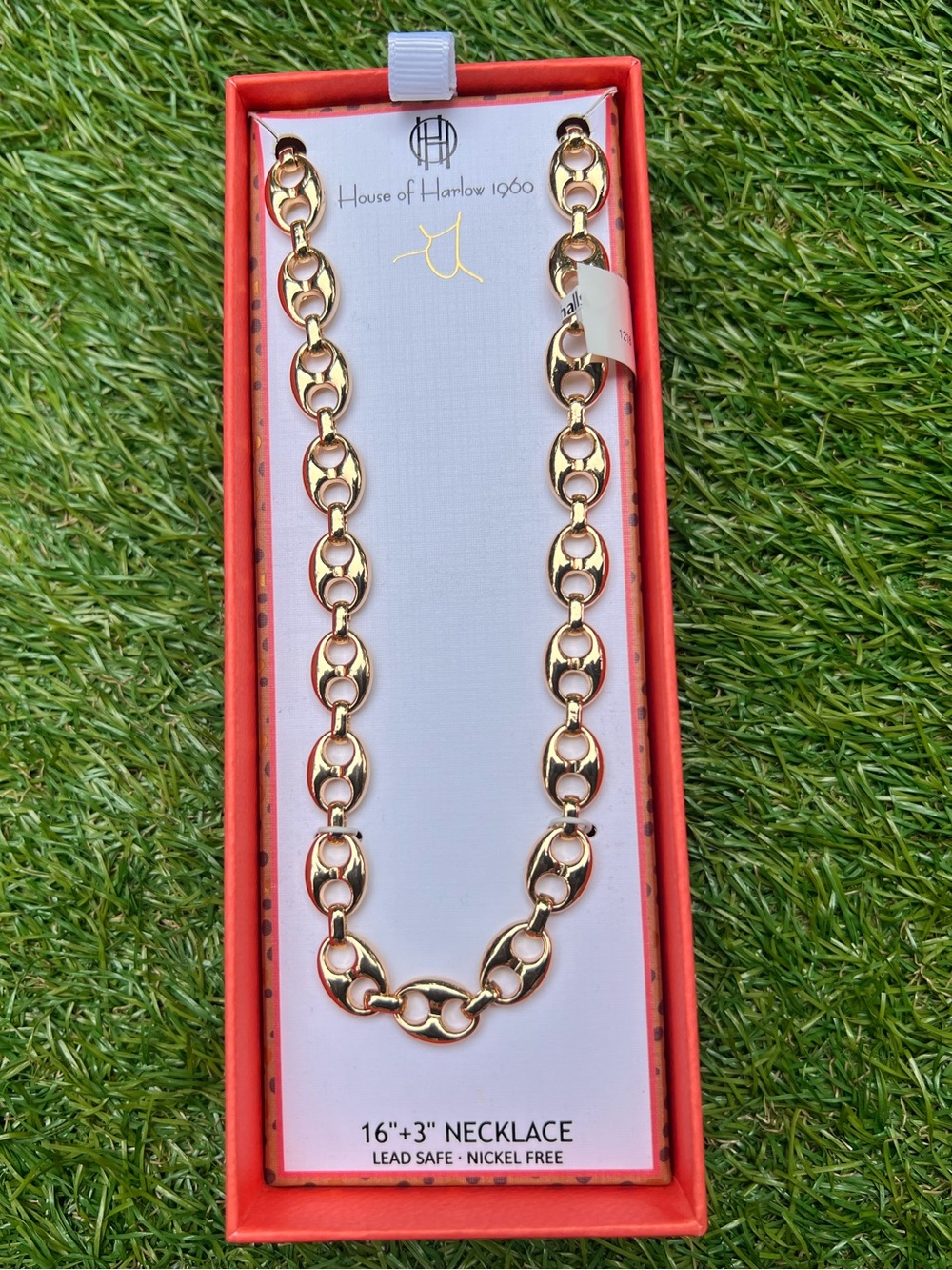 House of Harlow 1960 Puffy Link Necklace
